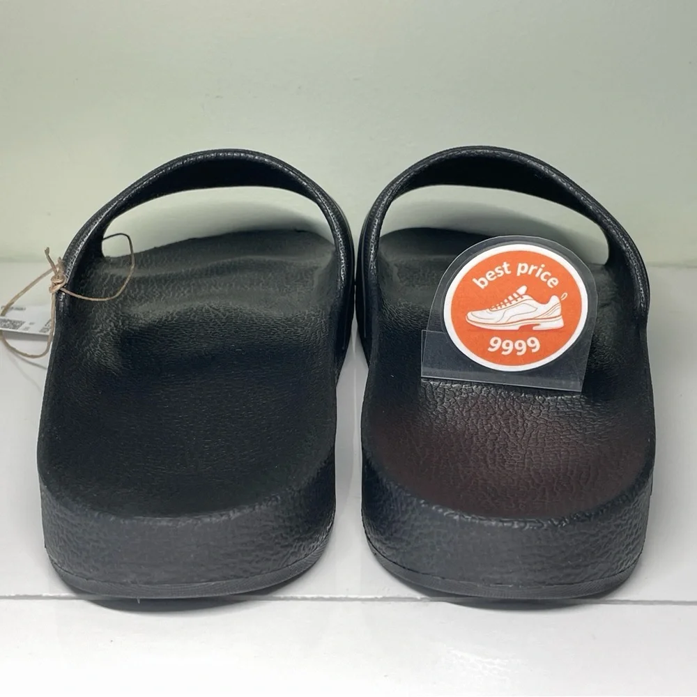 adidas - M6/W7 - M7/W8 - Adilette Aqua Slides Sandals Black F35550 - New - Picture 3 of 10